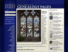 Tablet Screenshot of howesfamilies.com